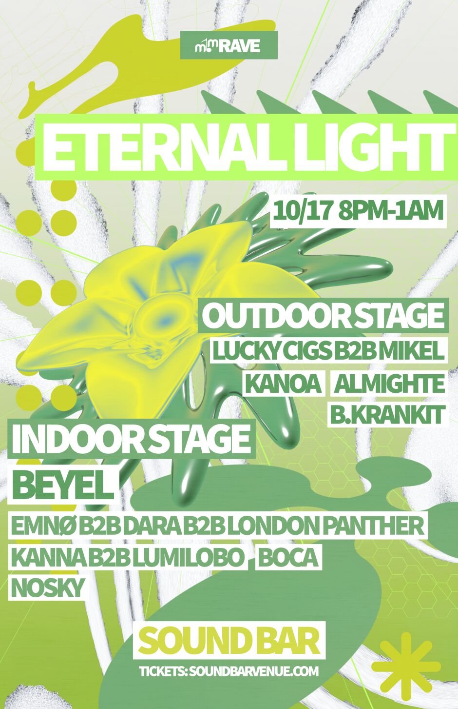ETERNAL LIGHT — EP release party poster